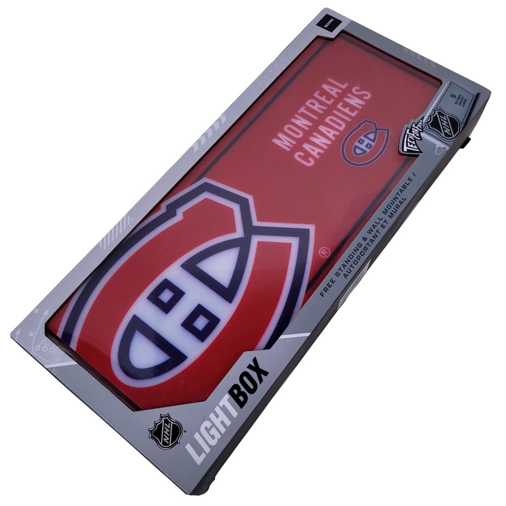 Montreal Canadiens NHL Lightbox Free Standing Wall Mountable 12 x 5 inches SOAR - Picture 2 of 13